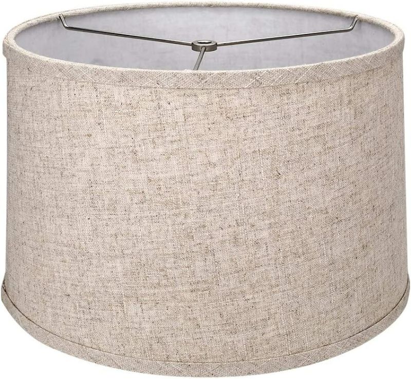 Photo 1 of **NEW/SEE NOTES** TOOTOO STAR Brown Lamp Shade Medium Drum Lampshade 13x14x9 inch