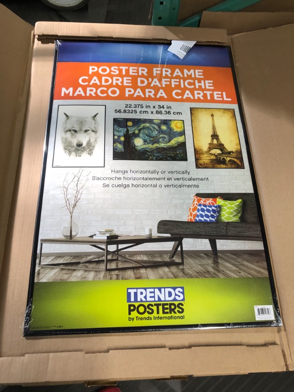 Photo 2 of **NEW** Trends International Black Poster Frame, 22.375" x 34" x .25", 1-Pack