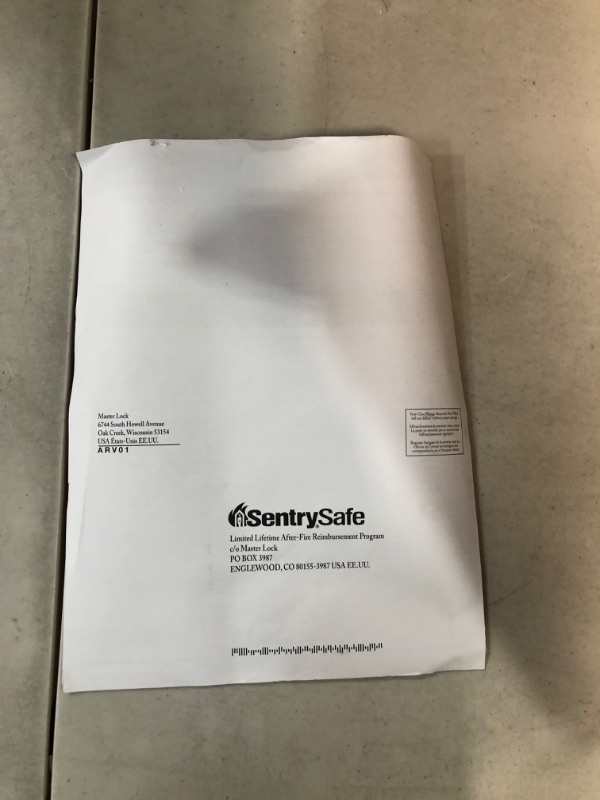 Photo 1 of **NEW** SentrySafe 2.05 Cubic Feet, Black