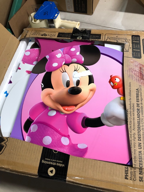 Photo 2 of Delta Children Chair Desk With Storage Bin, Disney Minnie Mouse Multi Color Character