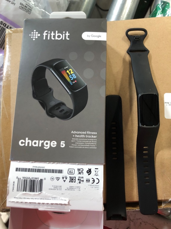 Photo 2 of MISSING CHARGER/ NOT FULLY FUNCTIONAL*****
Fitbit Charge 5 Advanced Health & Fitness Tracker with Built-in GPS