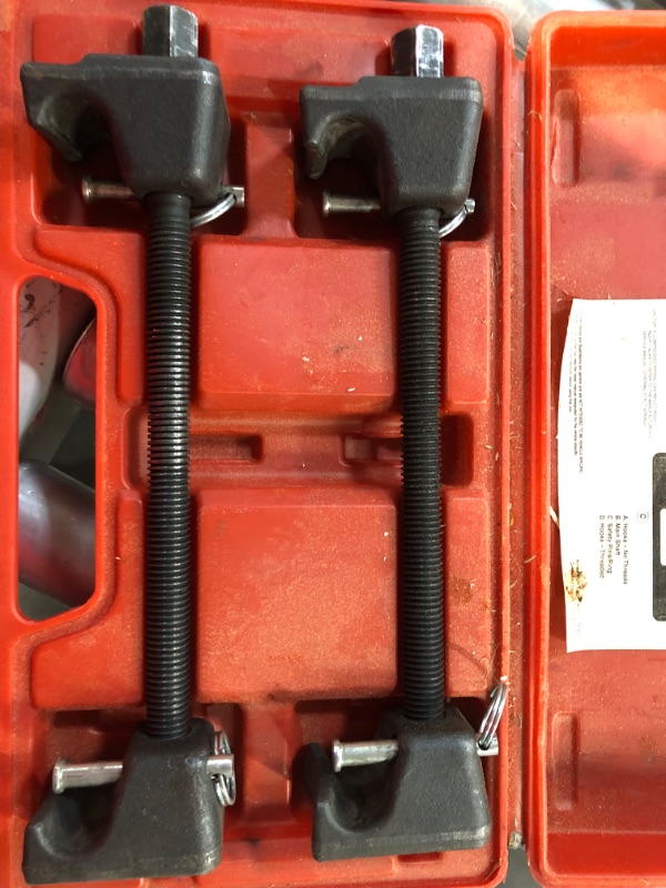 Photo 2 of 8MILELAKE Macpherson Strut Spring Compressor Red