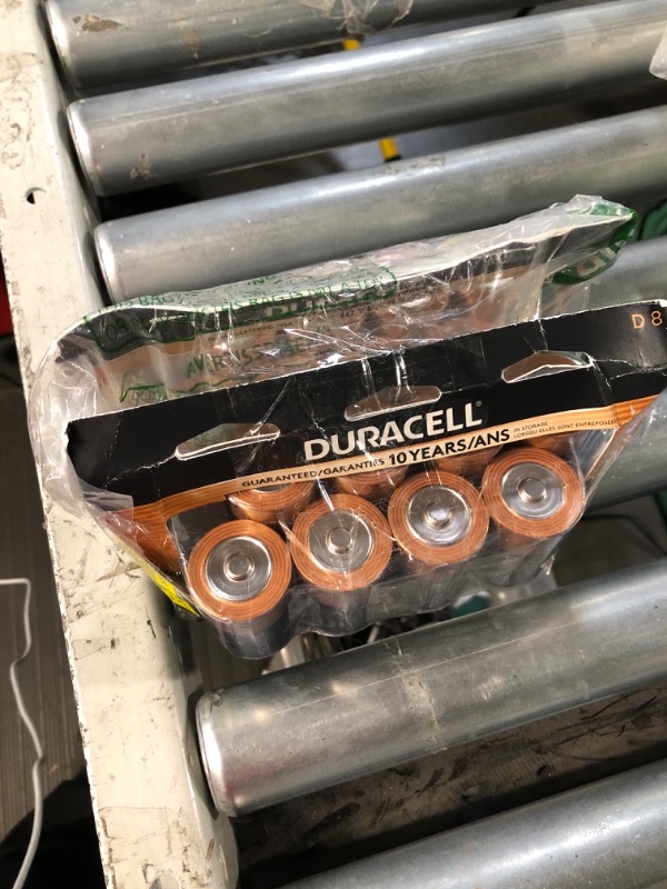 Photo 2 of Duracell Coppertop D Batteries, 8 Count Pack, D Battery with Long-lasting Power