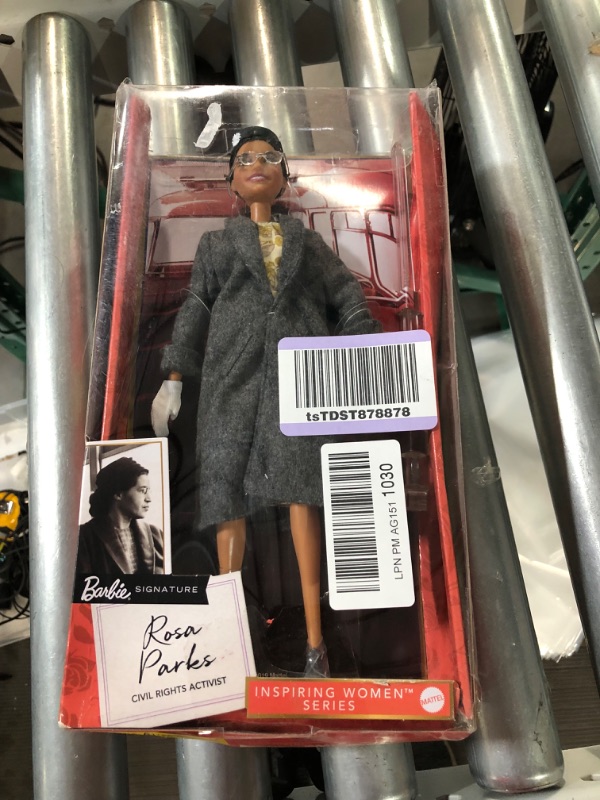 Photo 2 of Barbie Inspiring Women Series Rosa Parks Collectible Barbie Doll, Wearing Fashion and Accessories