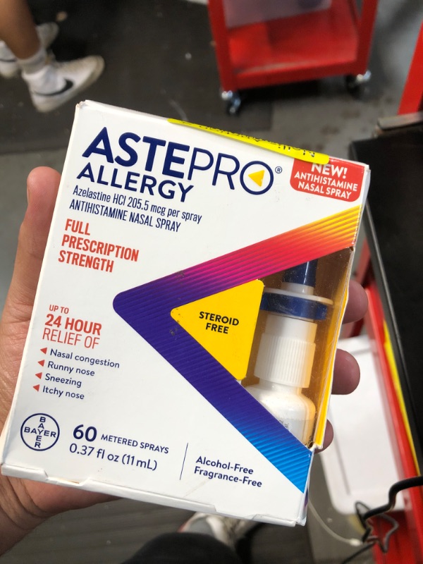 Photo 2 of Astepro Allergy Nasal Spray, 24-Hour Allergy Relief, Steroid-Free Antihistamine, 60 Metered Sprays