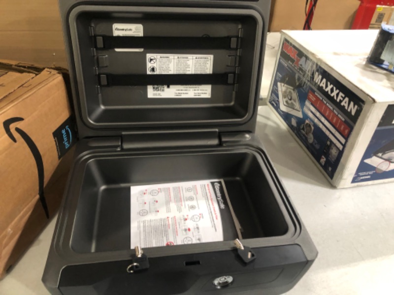 Photo 5 of *** key does not work** SentrySafe Fireproof and Waterproof Safe Box with Key Lock- 0.36 Cubic Feet, 7.6 x 16.5 x 14.8 Inches