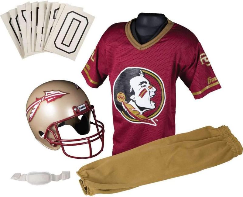 Photo 2 of Franklin Sports NCAA Kids Football Uniform Set - NFL Youth Football Costume