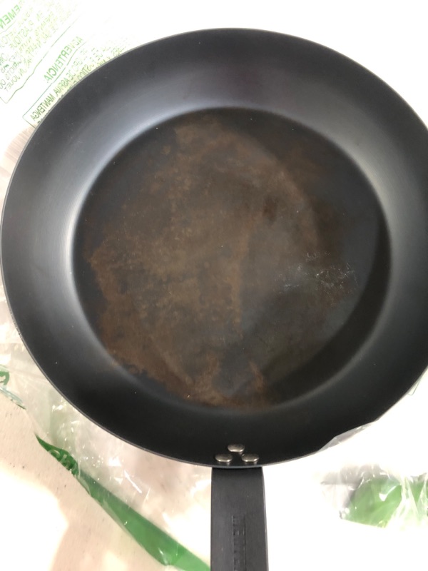 Photo 2 of *** USED ** Merten & Storck Pre-Seasoned Carbon Steel Induction 12" Frying Pan Skillet, Oven Safe, BlackLPNPMOA6967537
