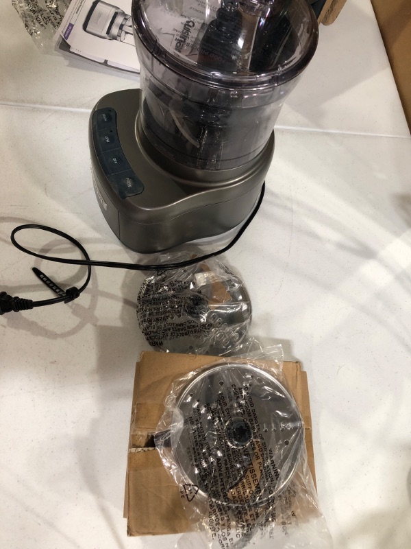 Photo 1 of 
*** USED ** Cuisinart 14 Cup Food Processor, Includes Stainless Steel Standard Slicing Disc (4mm), Medium Shredding Disc, & Stainless Steel Chopping/Mixing Blade, DFP-14BCNY
