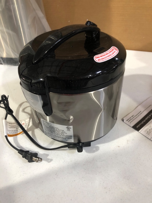 Photo 2 of *** USED DENTED *** Aroma Housewares ARC-954SBD Rice Cooker, 4-Cup Uncooked 2.5 Quart, Professional Version