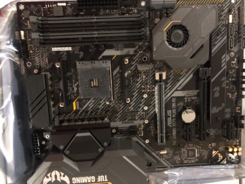 Photo 4 of ASUS AM4 TUF Gaming X570-Plus (Wi-Fi) AM4 Zen 3 Ryzen 5000 & 3rd Gen Ryzen ATX Motherboard with PCIe 4.0, Dual M.2, 12+2 with Dr. MOS Power Stage