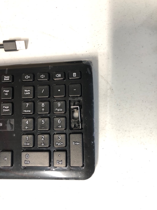 Photo 1 of Amazon Basics USB Wired Computer Keyboard and Wired Mouse Bundle Pack