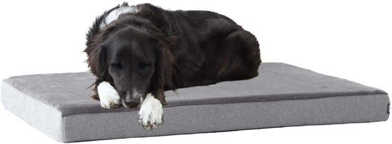 Photo 1 of 
Barkbox Memory Foam Platform Dog Bed | Plush Mattress for Orthopedic Joint Relief (Medium, blue)