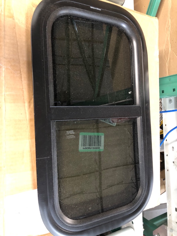 Photo 2 of RecPro RV Window | Teardrop Style | Vertical Sliding | RV Window Replacement | Made in USA (12"W x 22"H)