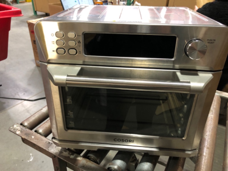 Photo 2 of **SEE NOTES**
COSORI Air Fryer Toaster Oven, 12-in-1 Convection Ovens and Food Tray CTO-FT201-KUS - Silver