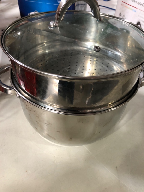 Photo 2 of 6 Qt Dutch Oven Casserole with Steamer Basket