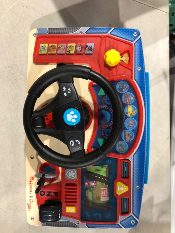 Photo 2 of [USED] Melissa & Doug PAW Patrol Rescue Mission Wooden Dashboard 