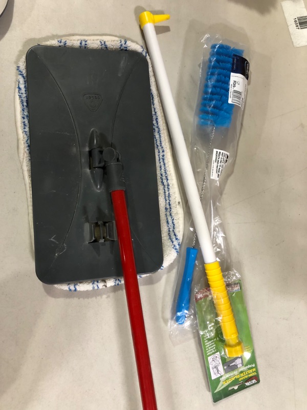 Photo 2 of [USED] Housed Cleaning Set: Microfiber Mop, Toilet Tank Wand, Bottle Neck Bush