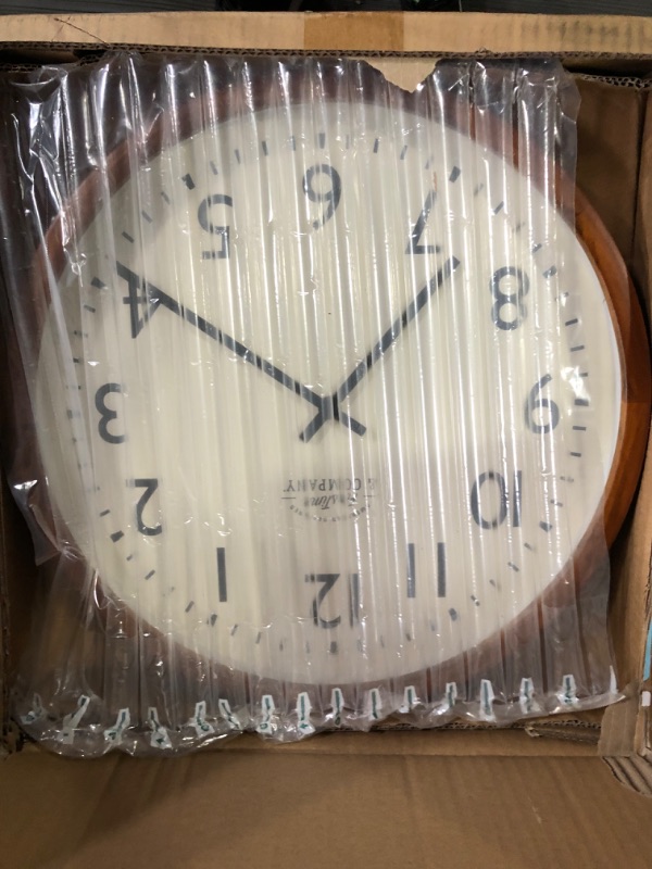 Photo 3 of [DAMAGE] FirsTime & Co. Brown Blakeley Wall Clock
