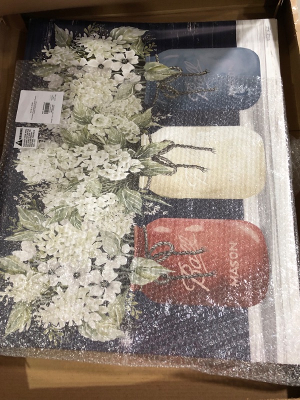 Photo 2 of [DAMAGE] Stupell Industries Americana Floral Bouquets 