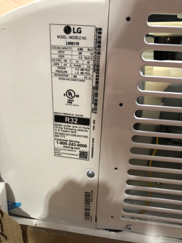 Photo 3 of [USED] LG 6,000 BTU Window Conditioner
