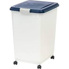 Photo 1 of [MISSING] IRIS USA Clear Rolling Storage Bin