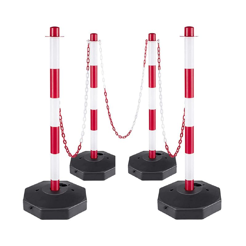 Photo 1 of 4 Pack Traffic Delineator Post Cones