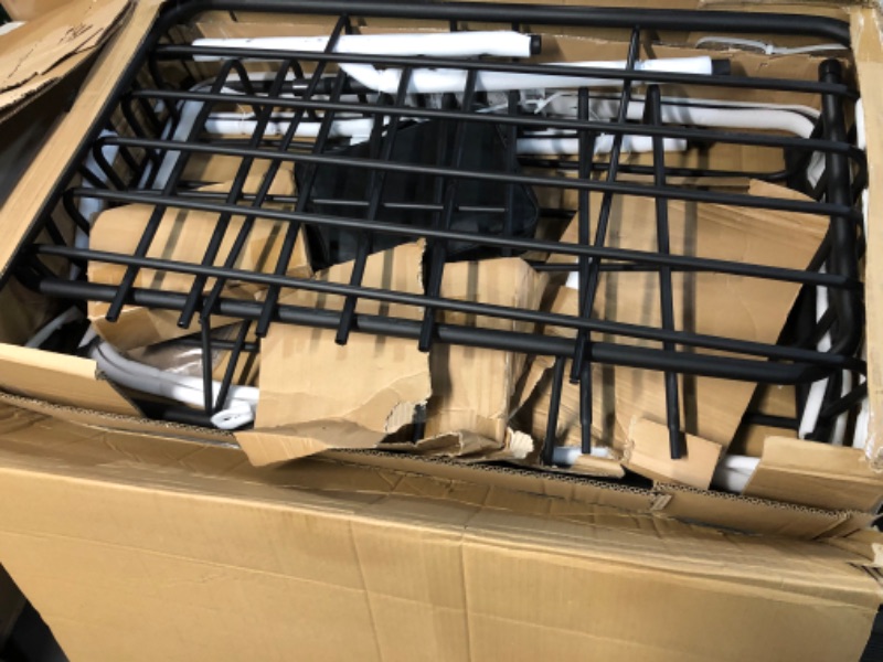 Photo 1 of Leader Accessories Roof Rack Cargo Basket Set, Roof Cargo Basket 64'' with Cargo Net 3' x 4' Stretches to 6'x 8' Bungee Net 3-roof rack+cargo net