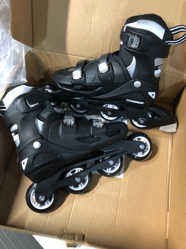 Photo 3 of *NEW* Roller Derby Vtech/Cobra Inline Skates with Adjustable Sizing, Large (6-9) Black