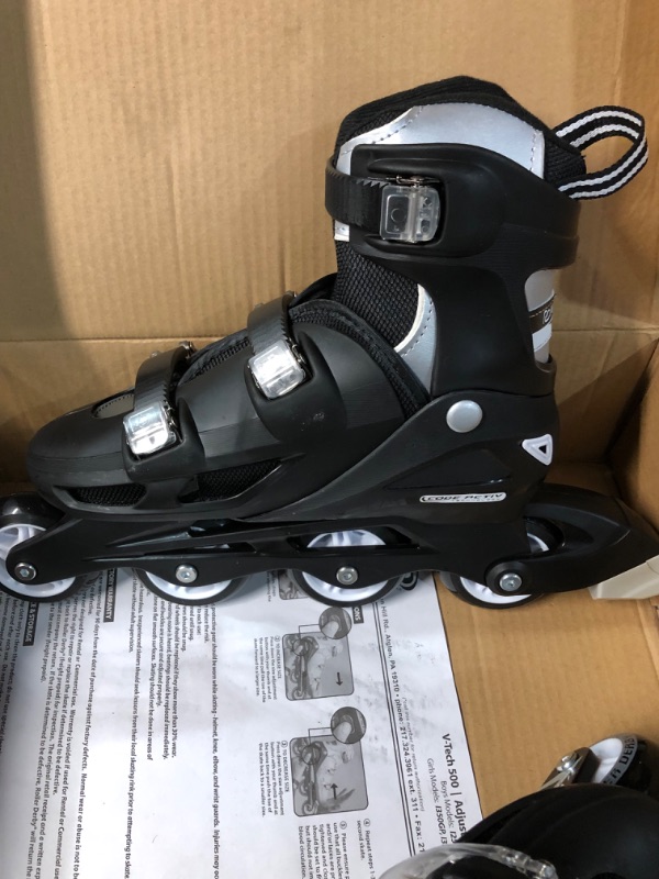 Photo 5 of *NEW* Roller Derby Vtech/Cobra Inline Skates with Adjustable Sizing, Large (6-9) Black