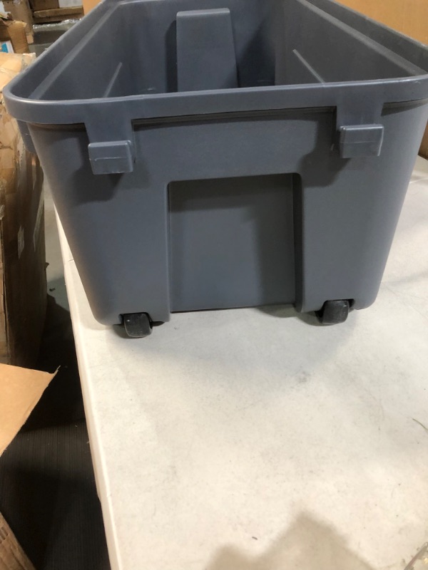 Photo 1 of **MISSING LID** Plano Storage Trunk - 108 Quart w/ Wheels (1919) - Gray