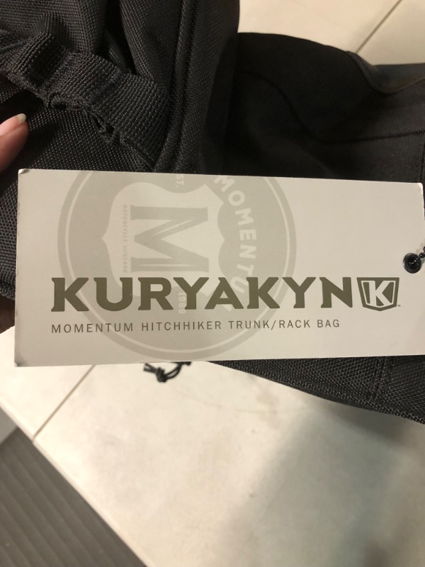 Photo 4 of *USED* Kuryakyn 5281 Momentum Hitchhiker Motorcycle Travel Luggage: Weather Resistant Trunk Rack Bag, Black
