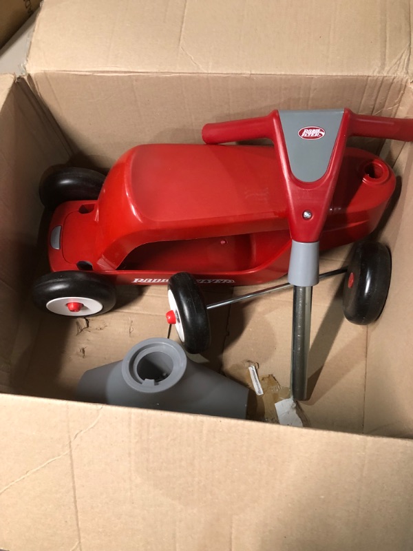 Photo 3 of *USED/SEE NOTES*Radio Flyer Scoot 2 Scooter, Toddler Scooter or Ride on, Ages 1-4,Red