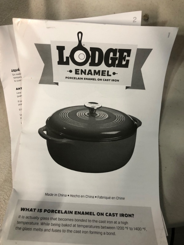 Photo 2 of *USED/SEE NOTES* Lodge Cookware 6" Cast Iron Dutch Oven
