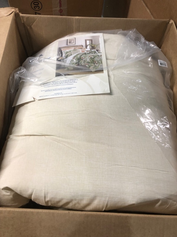 Photo 2 of *ITEM OPENED/SEE NOTES*Tommy Bahama - King Comforter Set, Cotton Sateen Bedding (Palmiers Green, King) & Bathroom Rugs, Cotton Bath Mat, Stylish Tropical Bathroom Decor (Palmiers Medium Green, 20" x 30")