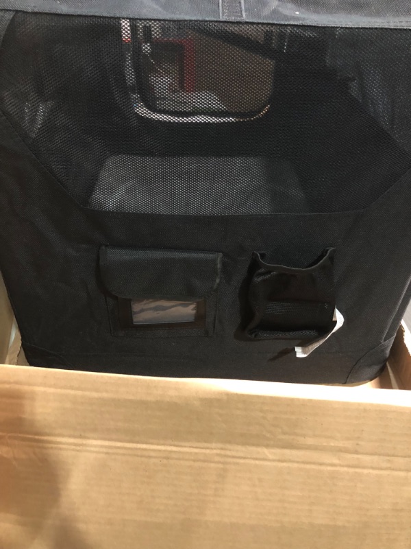 Photo 5 of *USED/SEE NOTES*AmazonBasics Premium Folding Portable Soft Pet Crate - 42‘, BLACK