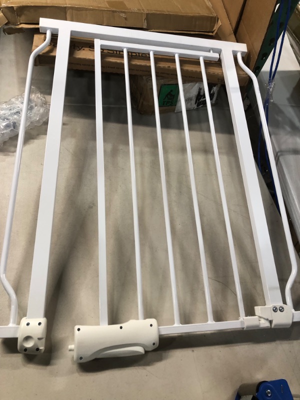 Photo 2 of *USED/SEE NOTES* Secure Metal Baby Gate, White Metal