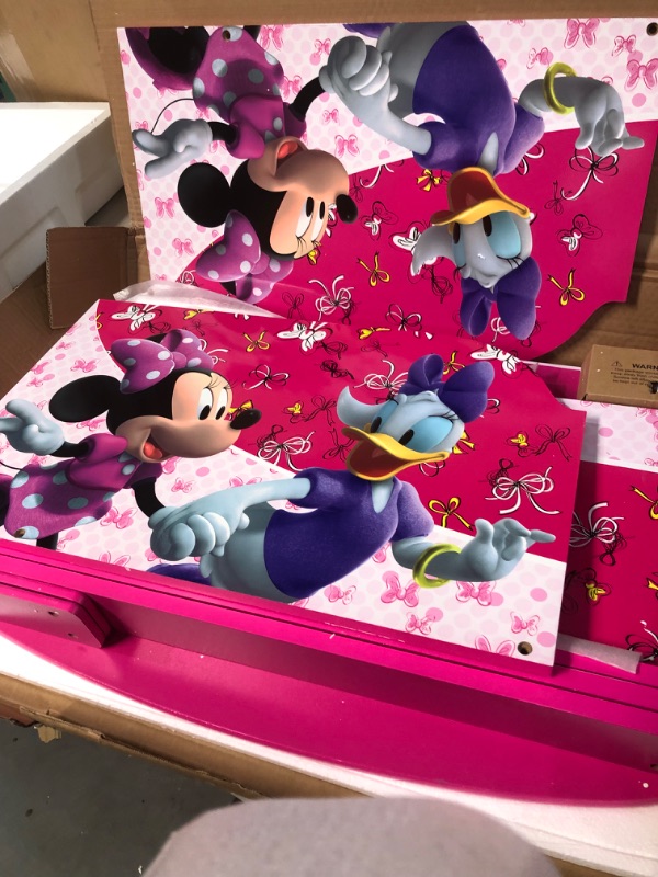 Photo 1 of Delta Children Interactive Wood Toddler Bed, Disney Minnie Mouse**BED FRAME ONLY** 