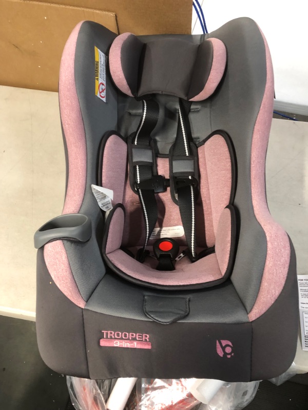 Photo 2 of Baby Trend Trooper 3-in-1 Convertible Car Seat, Cassis Pink