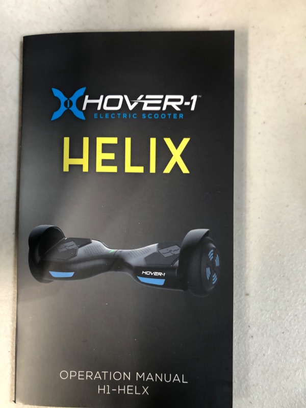 Photo 3 of **USED/SEE NOTES**Hover-1 Helix Electric Hoverboard | 7MPH Top Speed, 4 Mile Range, 6HR Full-Charge, Built-in Bluetooth Speaker, Rider Modes: Beginner to Expert Helix Gun Metal