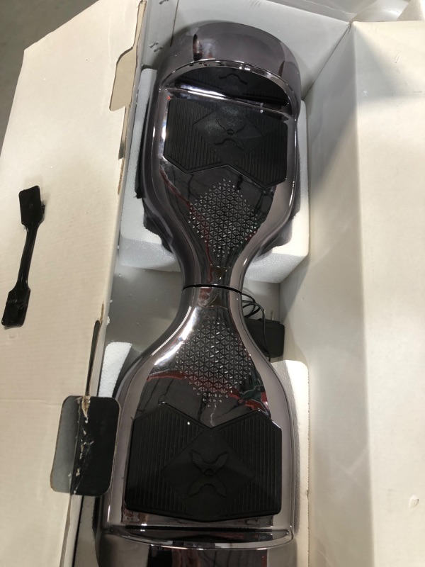 Photo 2 of **USED/SEE NOTES**Hover-1 Helix Electric Hoverboard | 7MPH Top Speed, 4 Mile Range, 6HR Full-Charge, Built-in Bluetooth Speaker, Rider Modes: Beginner to Expert Helix Gun Metal