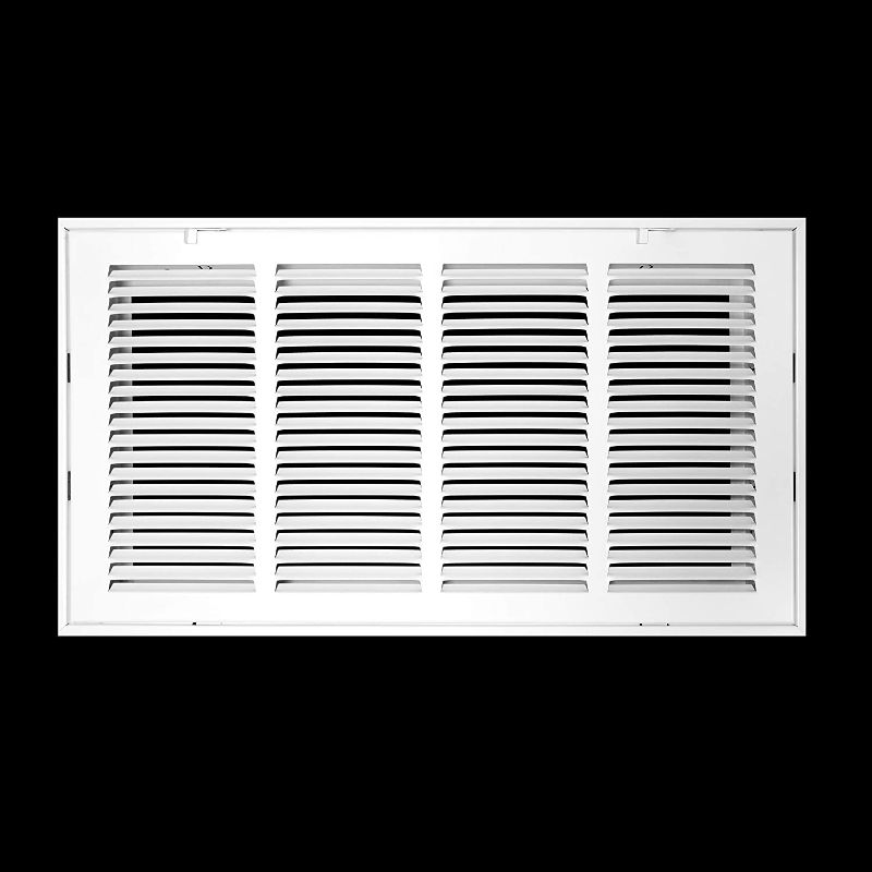 Photo 1 of *SEE NOTES* Handua 20"W x 10"H [Duct Opening Size] Filter Included Steel Return Air Filter, Vent Cover Grill, White