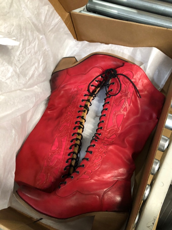 Photo 3 of Women's Size 10 Western Style Boots, Red