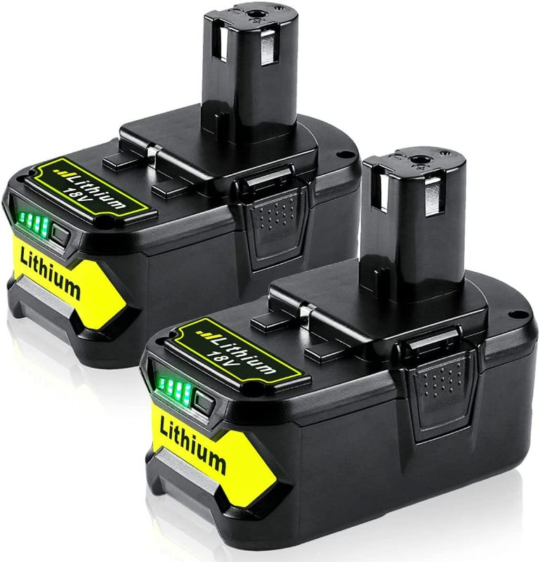 Photo 1 of [See Notes] MANUFER 2 Pack 18V 7.0Ah Battery Replacement for 18V Battery Compatible with ?P102 P104 P103 P105 P107 P108 P109 