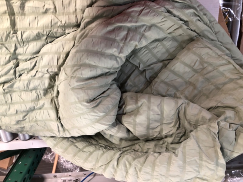 Photo 1 of [See Notes] Litanika Sage Green Comforter - Queen Size Set