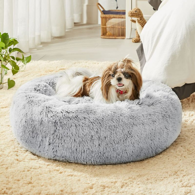 Photo 1 of [Like New] Jema Faux Fur Dog Bed & Cat Bed, Original Calming Dog Bed for Small Medium Large Pets