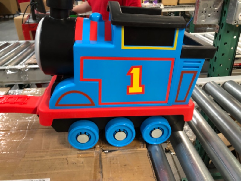 Photo 3 of [Like New] Fisher-Price Thomas & Friends Biggest Friend Thomas pull-along toy train engine with storage