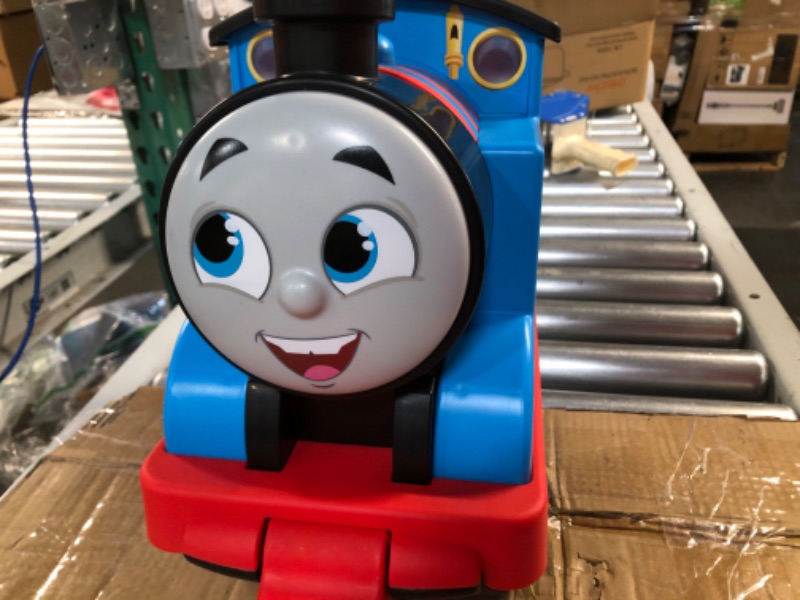 Photo 2 of [Like New] Fisher-Price Thomas & Friends Biggest Friend Thomas pull-along toy train engine with storage
