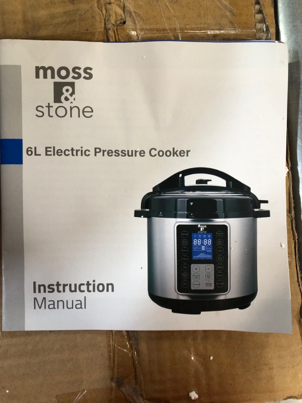 Photo 6 of [Working] Moss & Stone Electric Pressure Cooker with Large LCD Display, Multi-Use 6 Quart Electric Pot, 14 in 1 Slow Cooker 