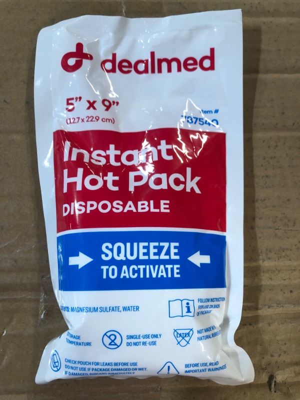 Photo 3 of [Brand New] Dealmed Instant Hot Pack – Pack of 24, 5" x 9" 